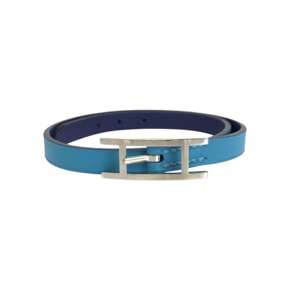 Hermes Bee Apis Double Tour Calfskin Bracelet